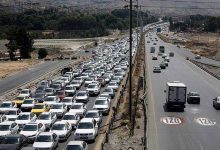 تصویر از آخرین وضعیت ترافیکی جاده‌های کشو‌ر