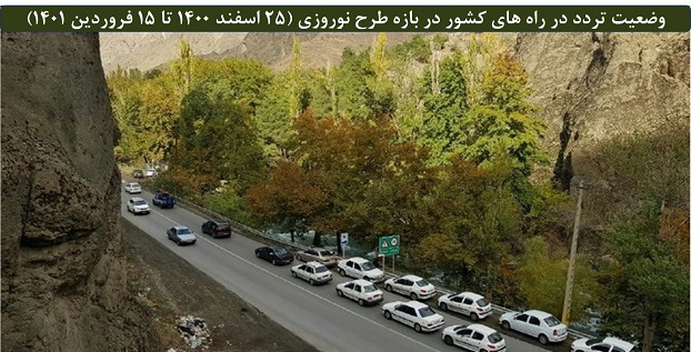 تصویر از افزایش 48 درصدی تردد روزانه بین استانی نسبت به مدت مشابه سال گذشته