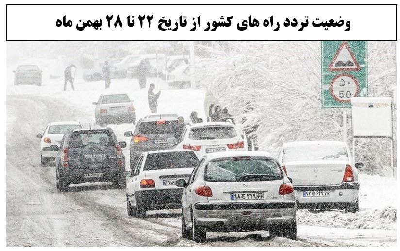 تصویر از کاهش 9 درصدی تردد روزانه بین استانی نسبت به هفته گذشته